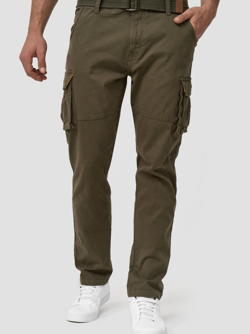 Indicode Cargohose Herren Baumwolle