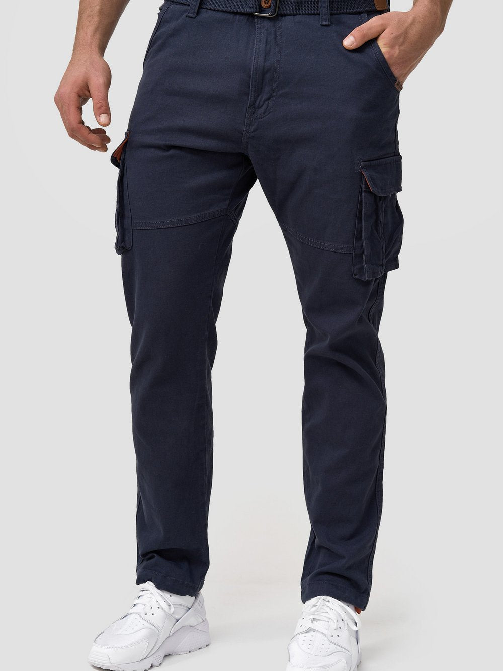 Indicode Cargohose Herren Baumwolle