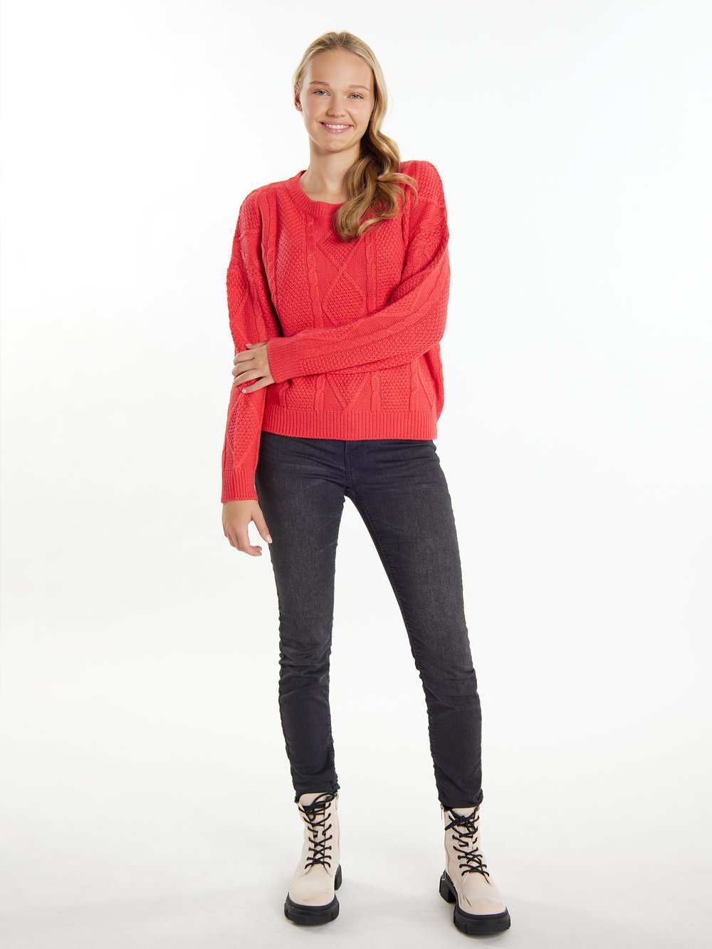 MyMo Strickpullover Damen gemustert