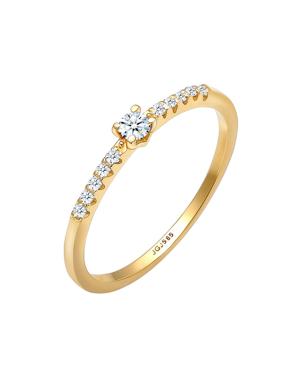 Elli Diamonds Ring Damen Gelbgold