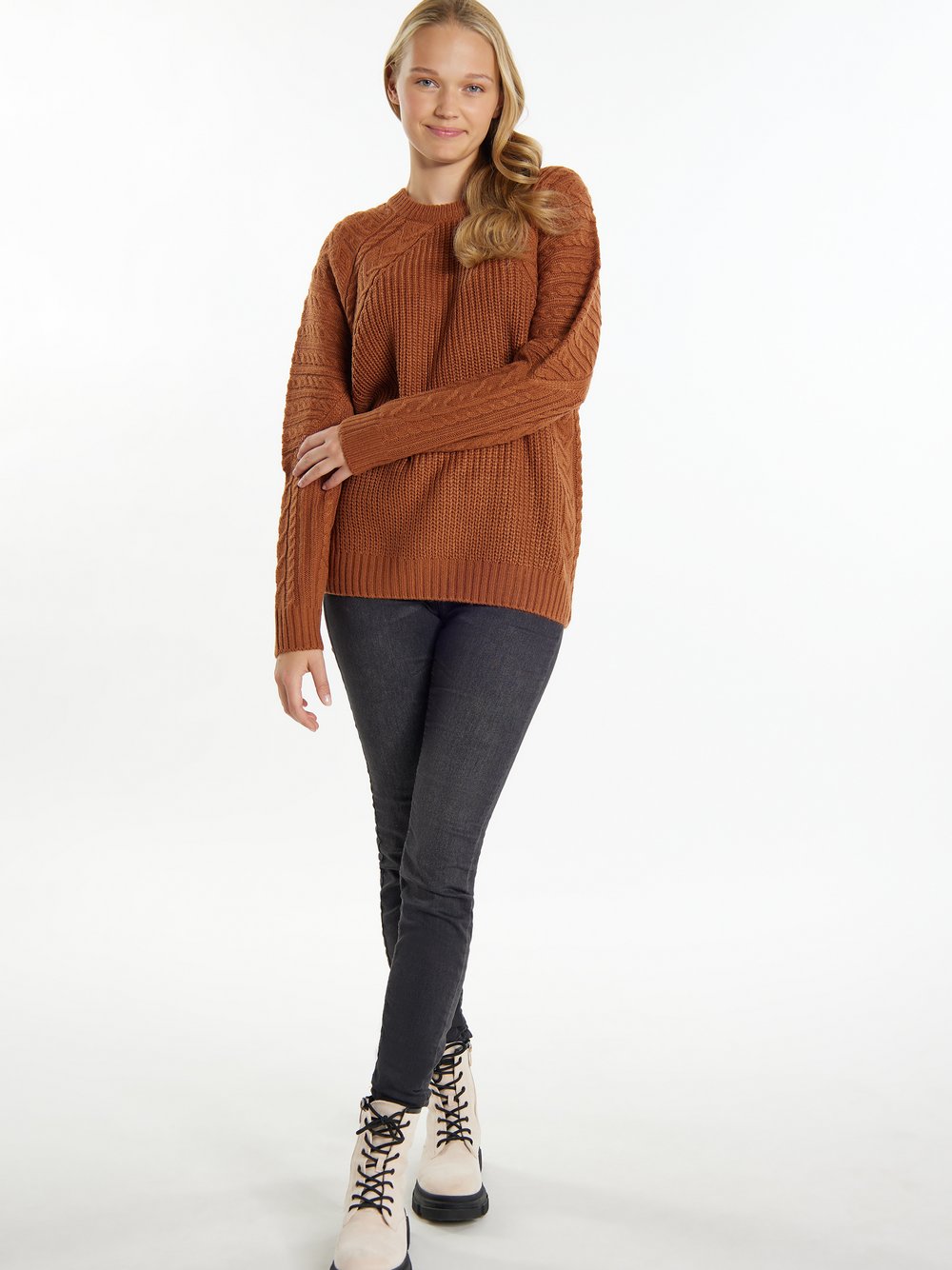 MyMo Strickpullover Damen gemustert