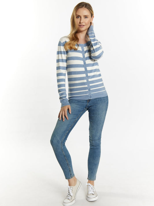 Usha Strickjacke Damen gestreift