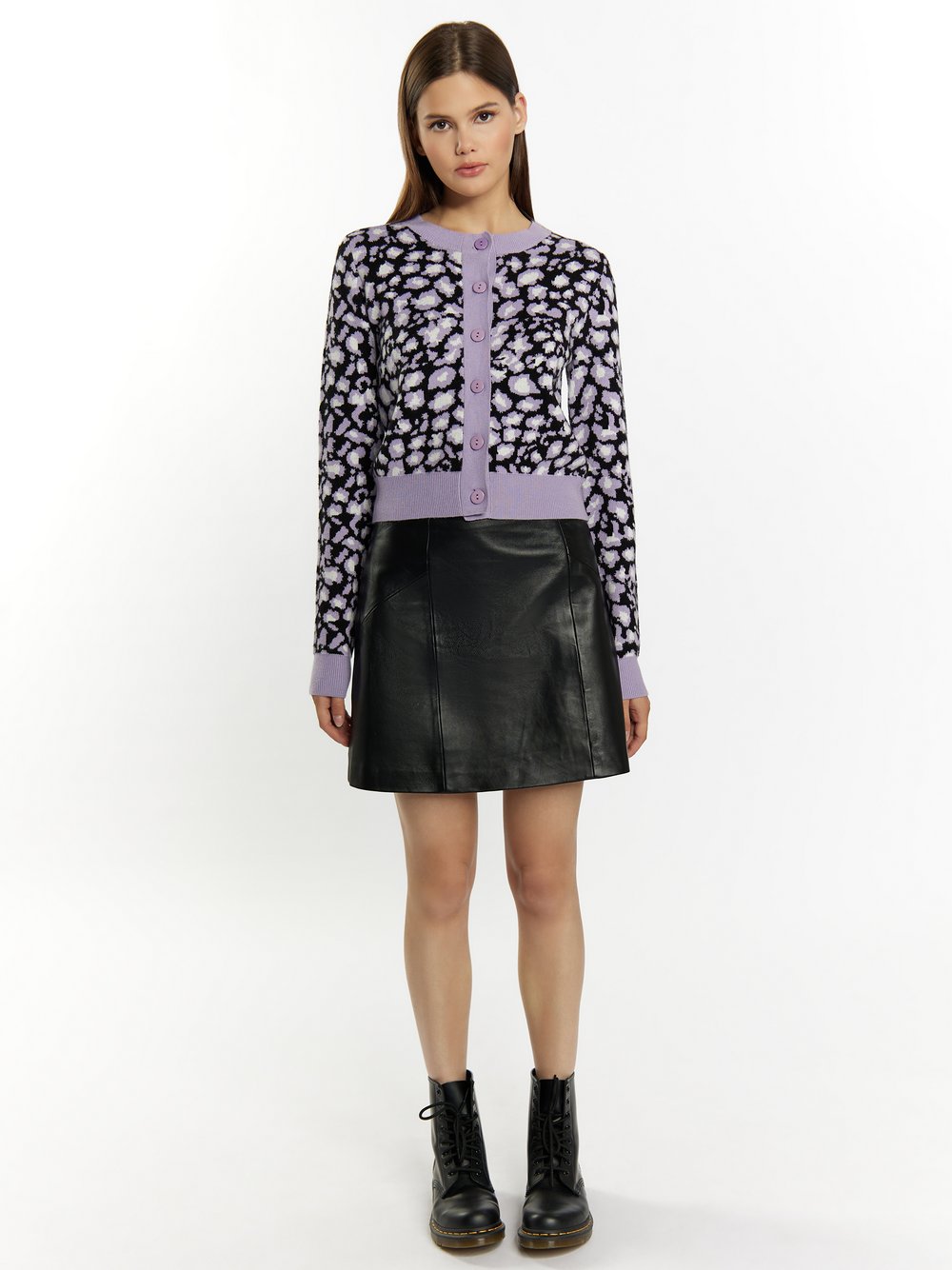 MyMo Strickjacke Damen gemustert