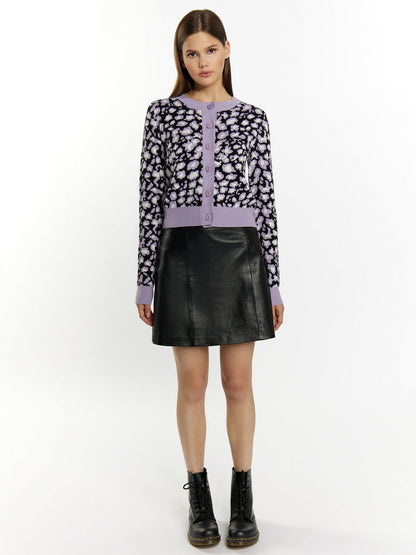 MyMo Strickjacke Damen gemustert