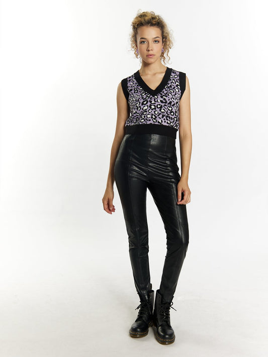 MyMo strickpullunder Damen gemustert