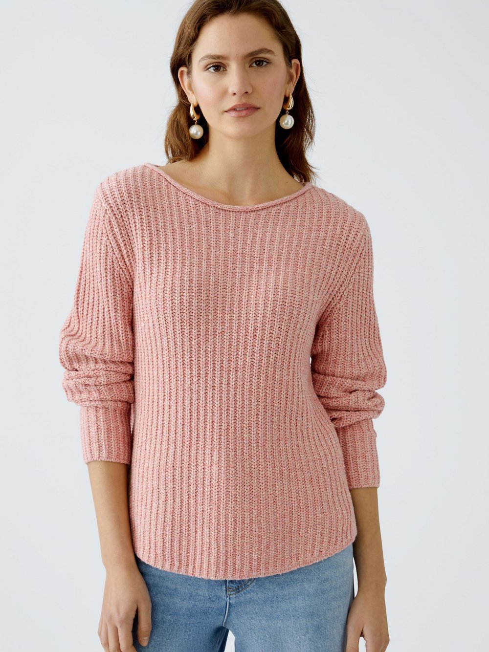 Oui Pullover Damen Baumwolle