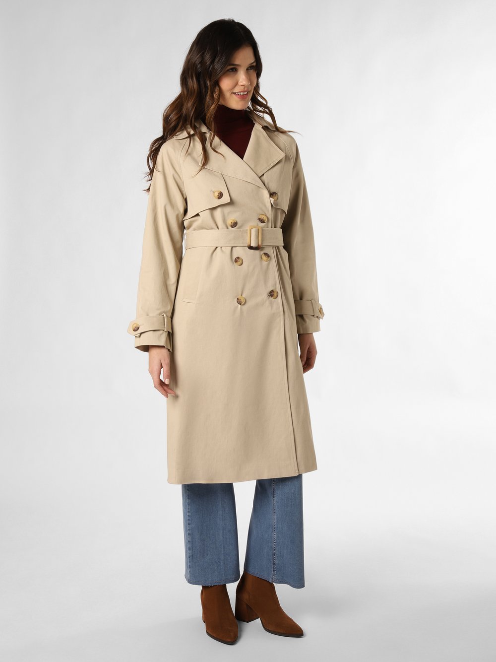 Y.A.S Trenchcoat Damen Baumwolle