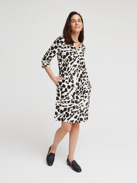 Va Bene Tunikakleid Damen Viskose gemustert