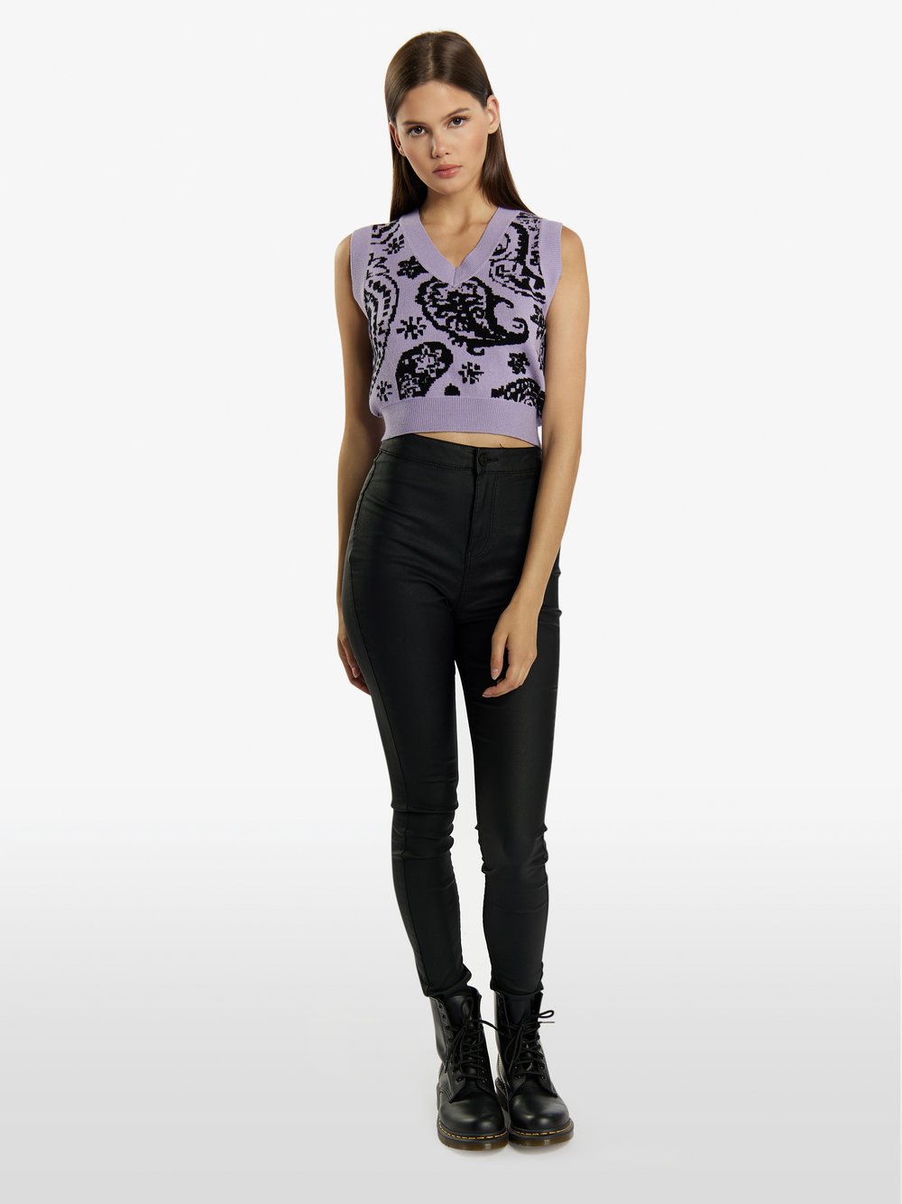 MyMo strickpullunder Damen strukturiert