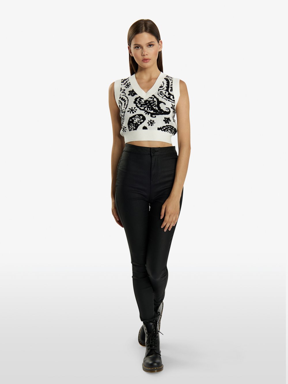 MyMo strickpullunder Damen strukturiert