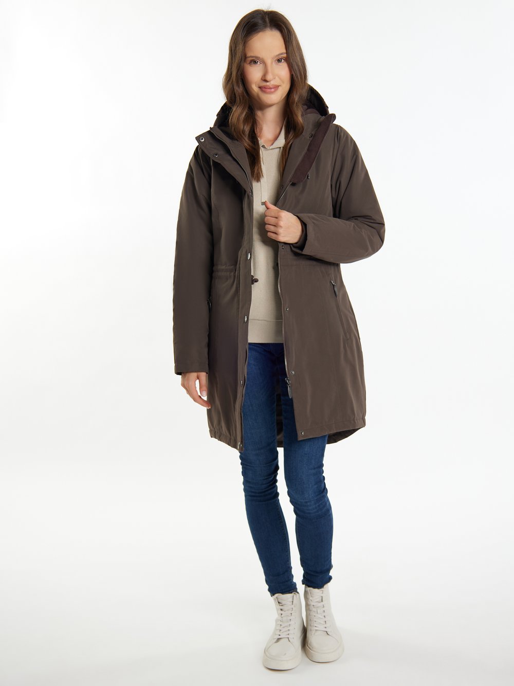 Usha Wattierter Kurzmantel Damen