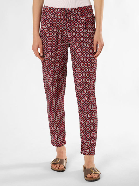 Marie Lund Hose Damen Viskose gemustert