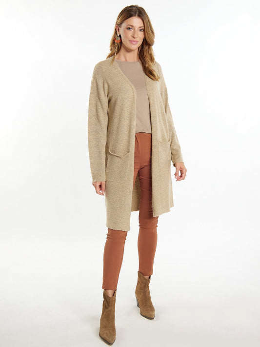 Usha Langer Cardigan Damen gestreift