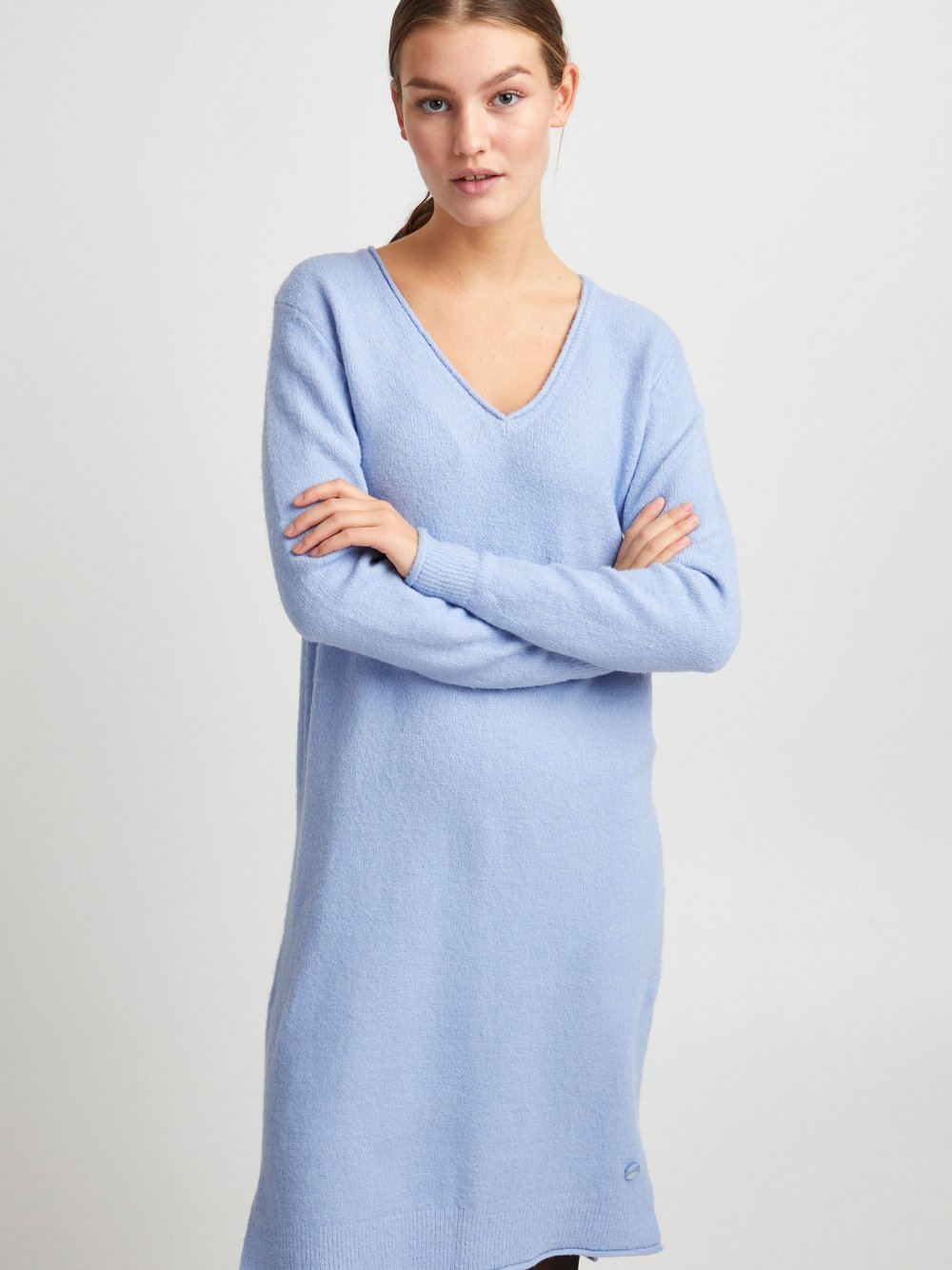 OXMO Strickkleid Damen meliert