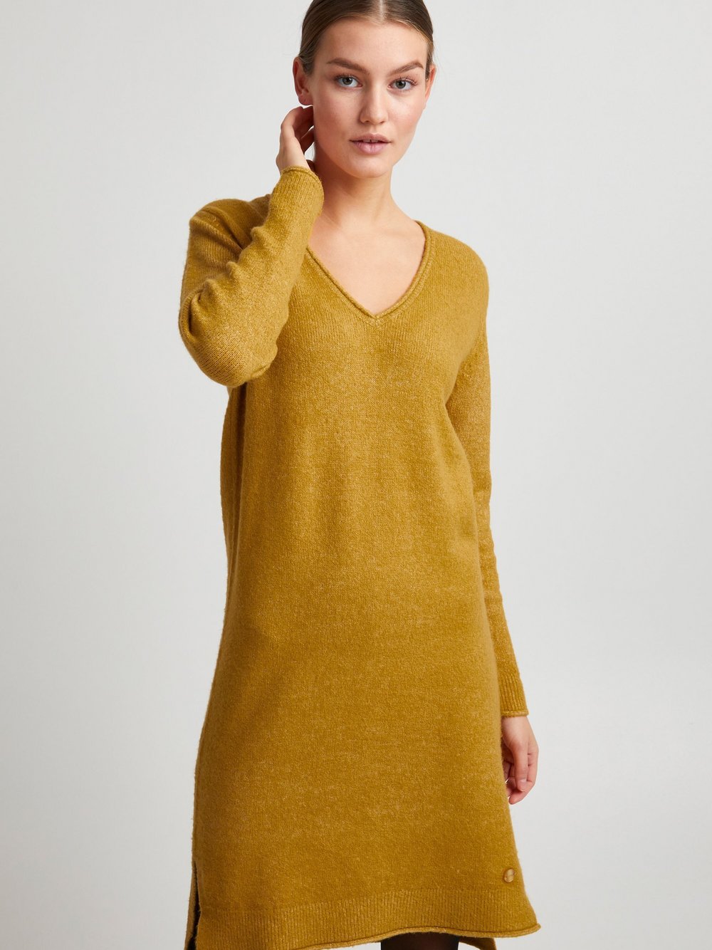 OXMO Strickkleid Damen meliert