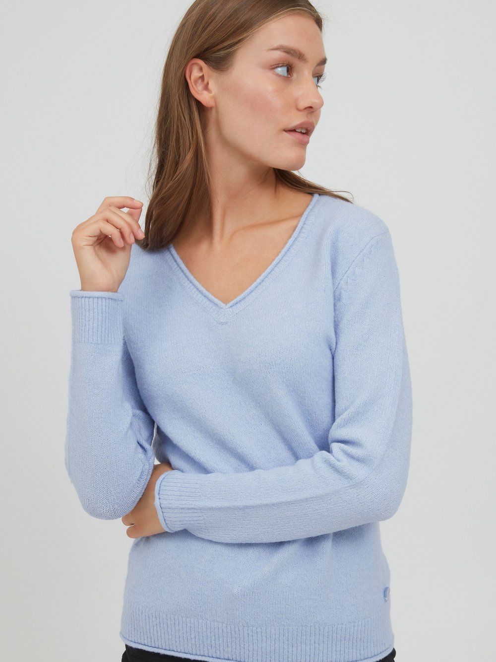 OXMO Strickpullover Damen meliert