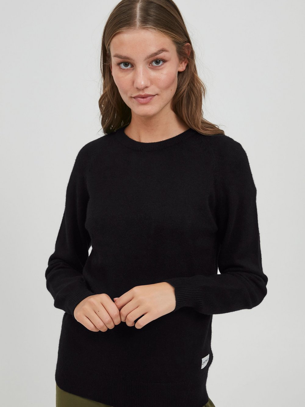 OXMO Strickpullover Damen meliert