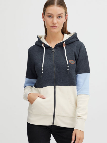 OXMO Strickjacke Damen meliert