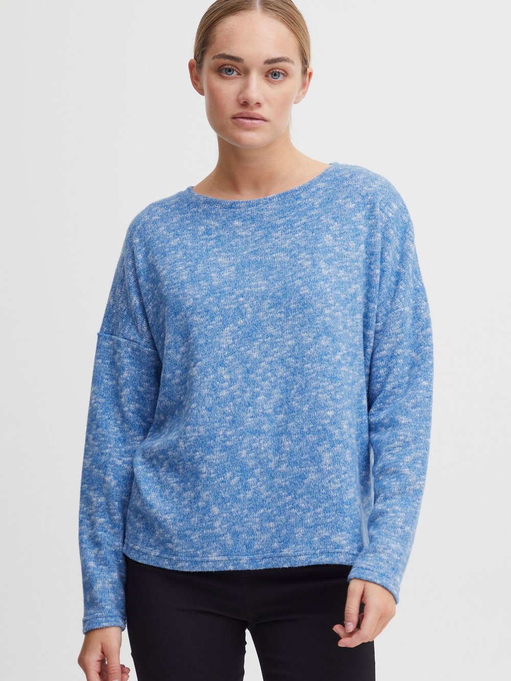 OXMO Sweatshirt Damen meliert
