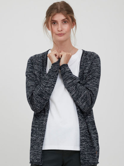 OXMO Strickjacke Damen meliert