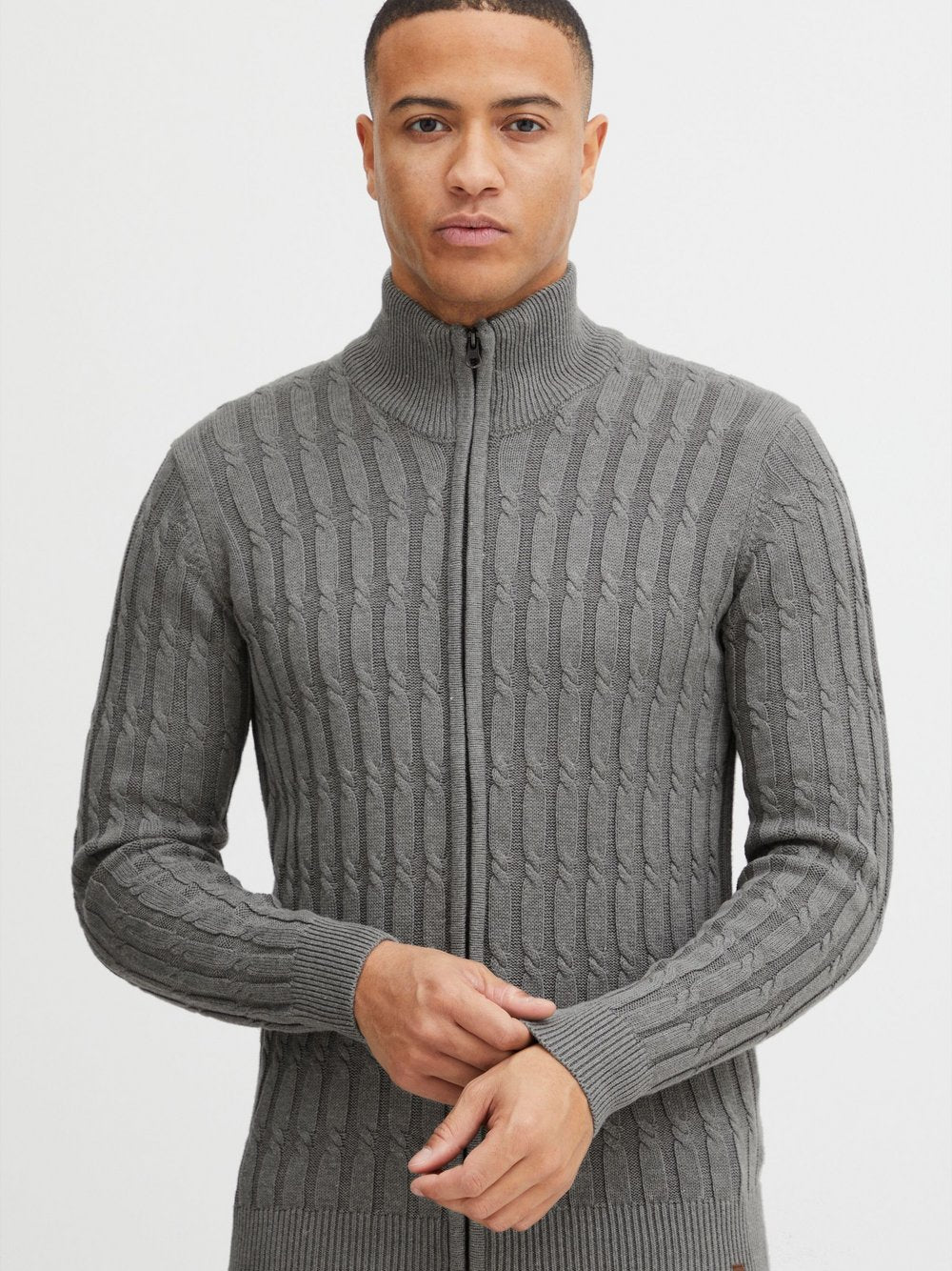 BLEND Strickjacke Herren meliert