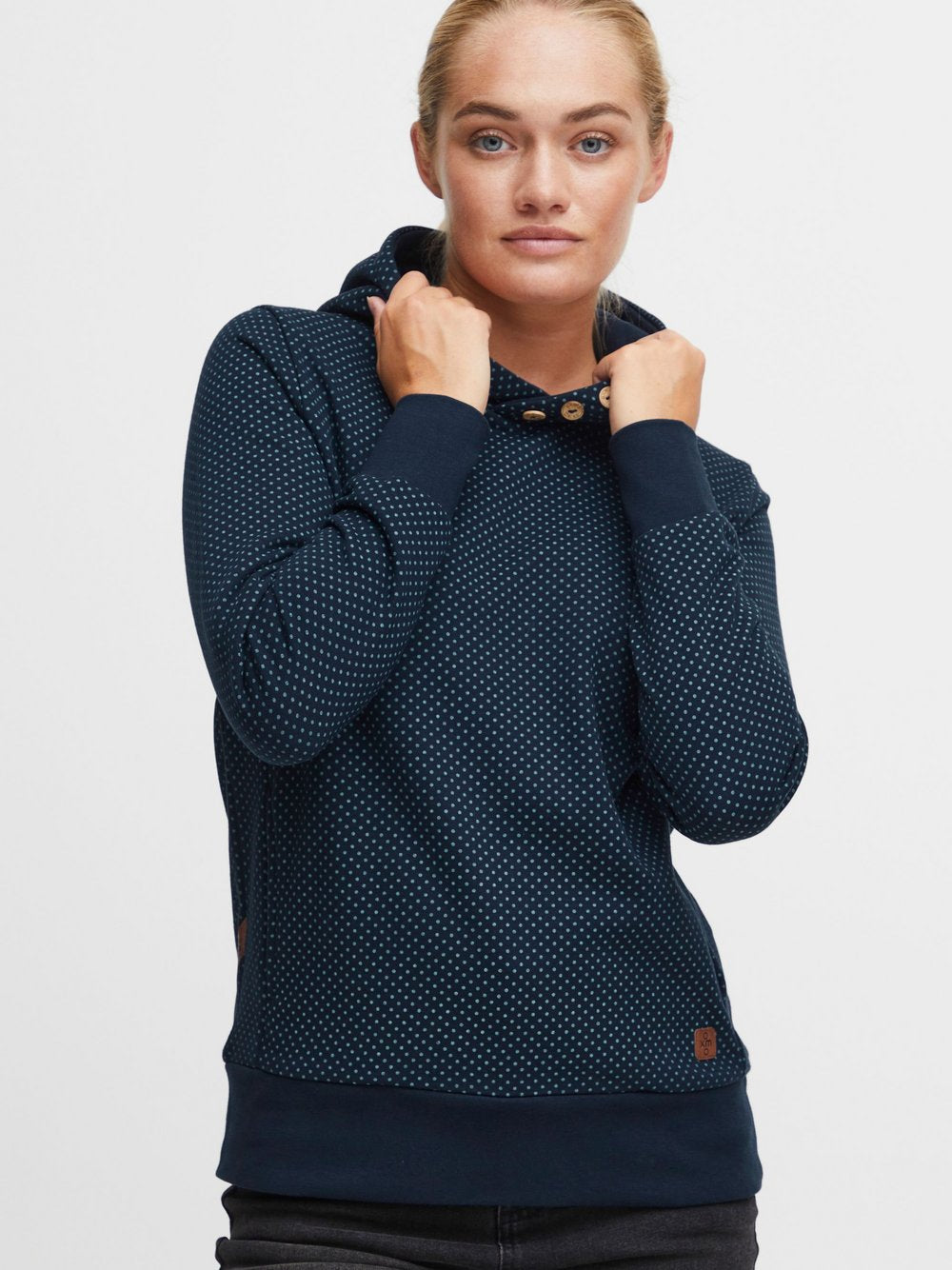 OXMO Hoodie Damen gestreift