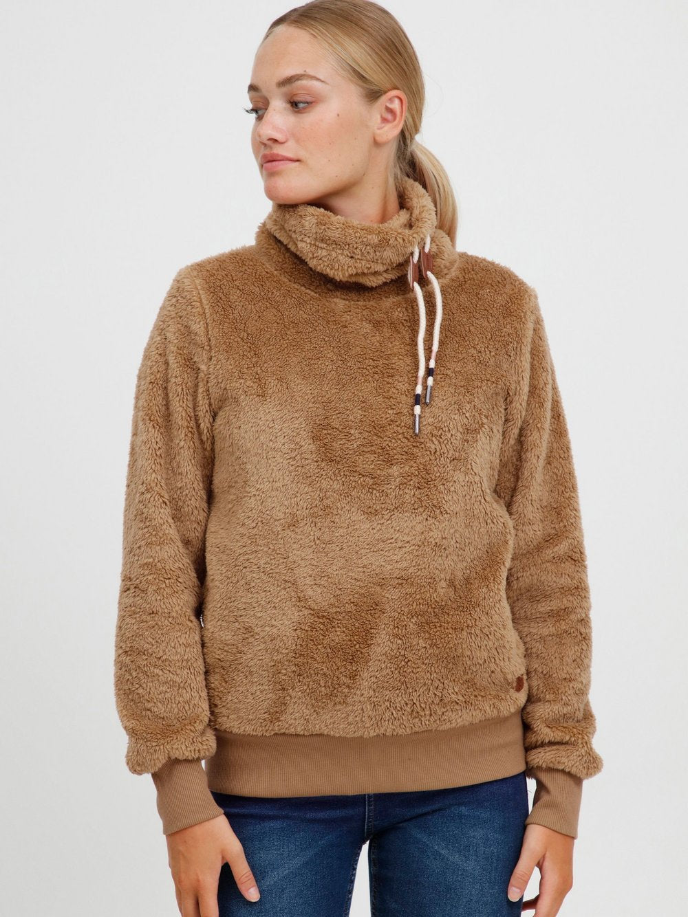 OXMO Fleecepullover Damen