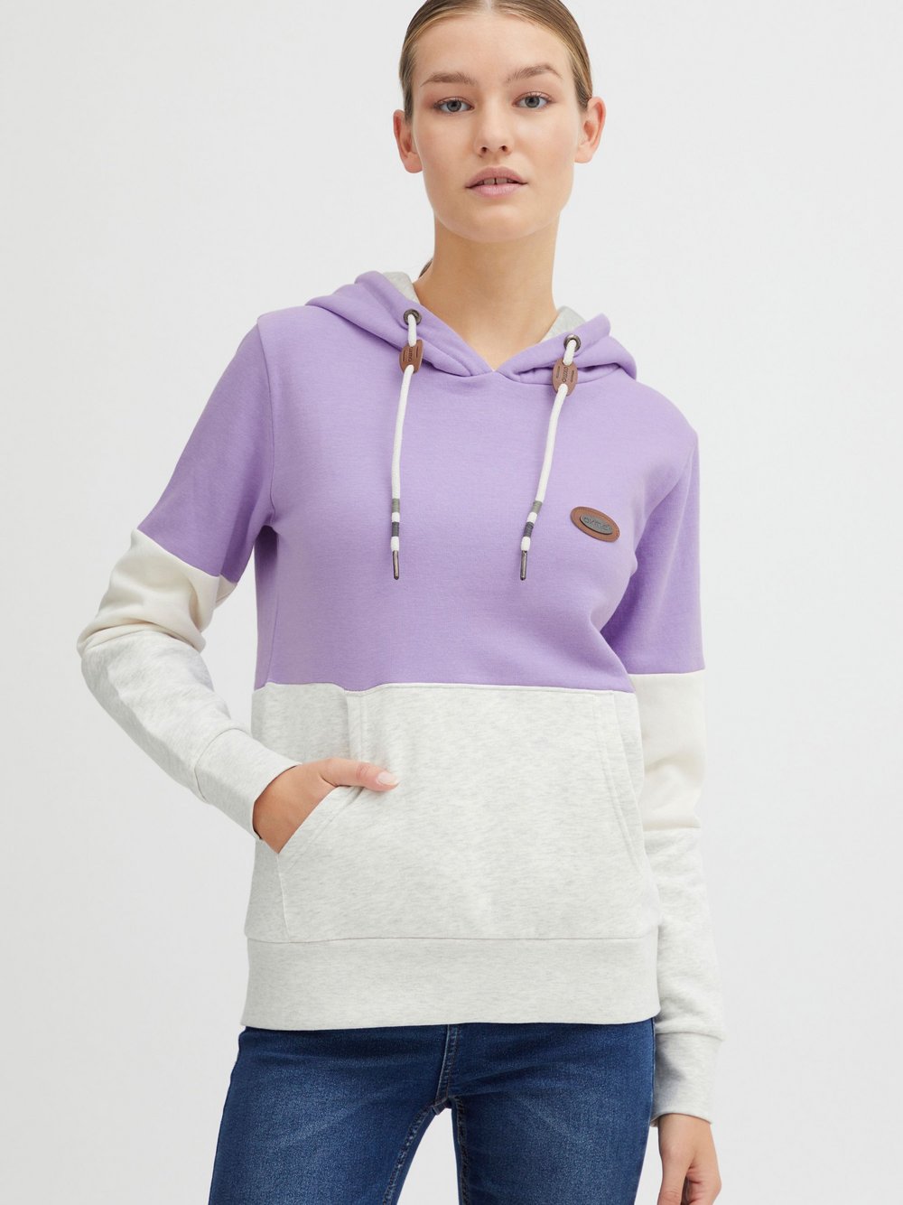 OXMO Hoodie Damen gestreift