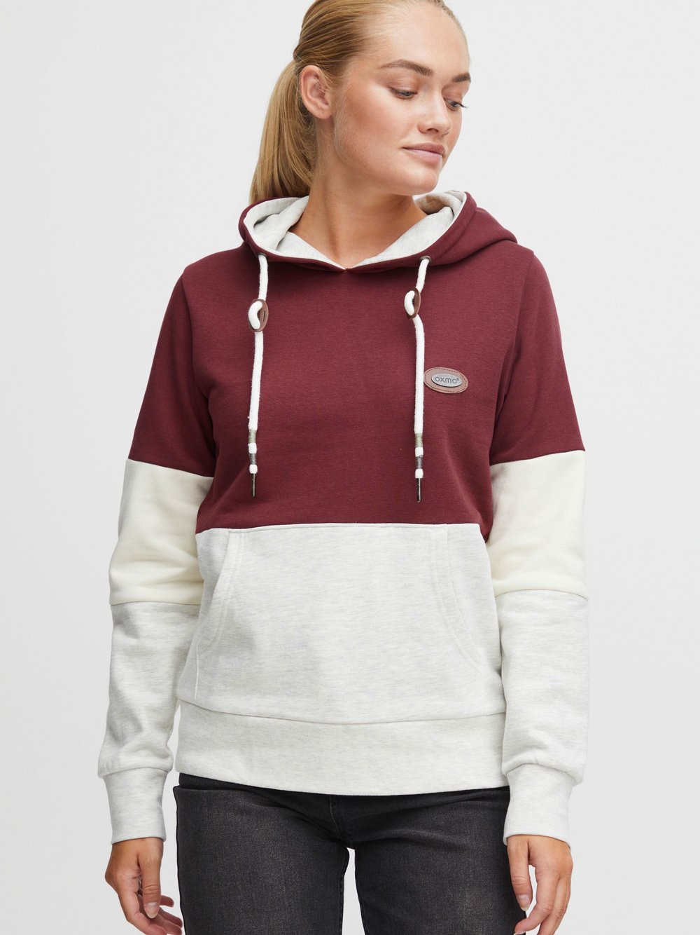OXMO Hoodie Damen gestreift