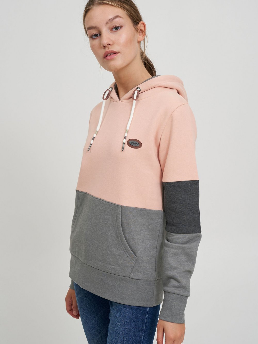 OXMO Hoodie Damen gestreift