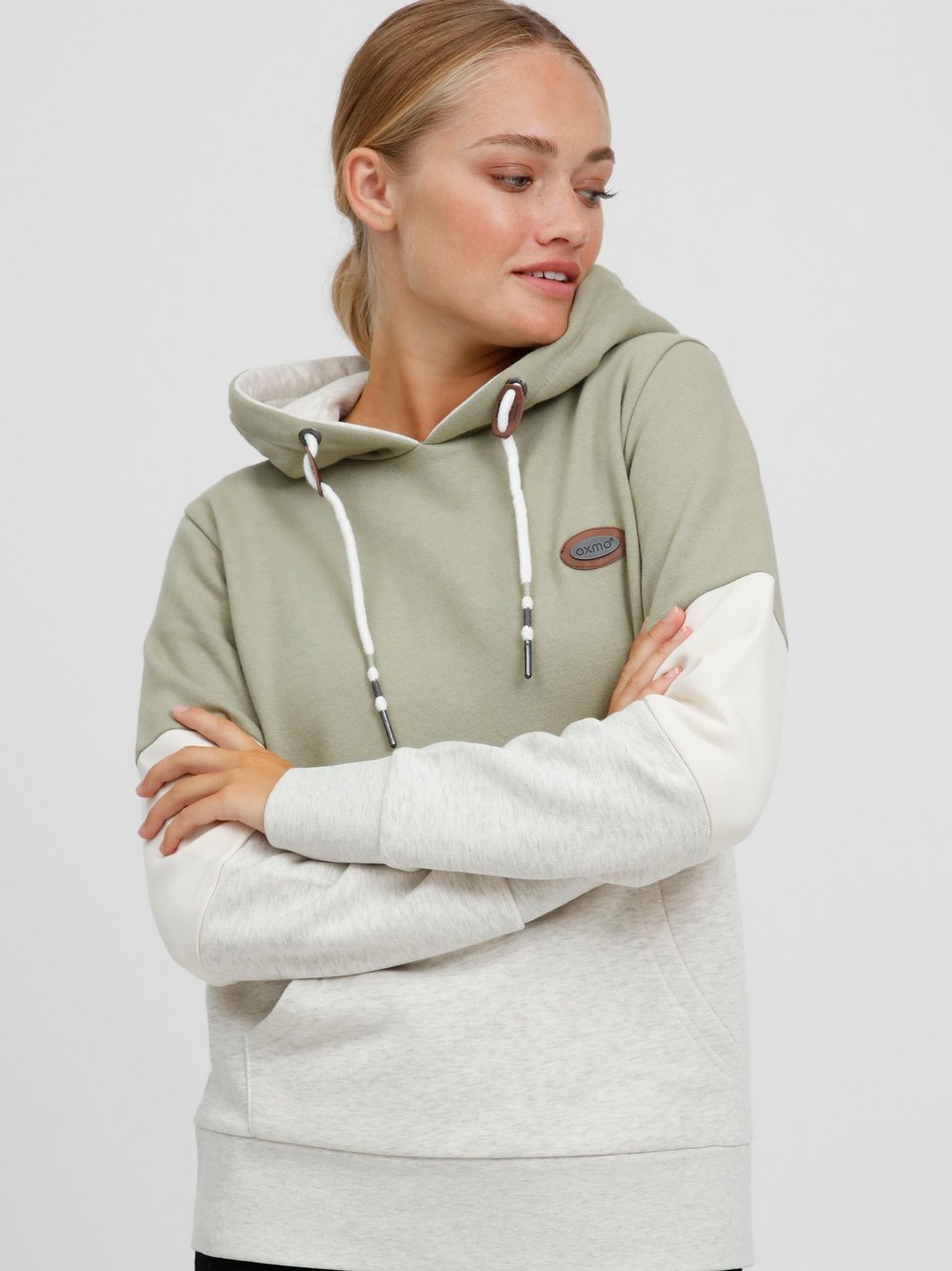 OXMO Hoodie Damen gestreift