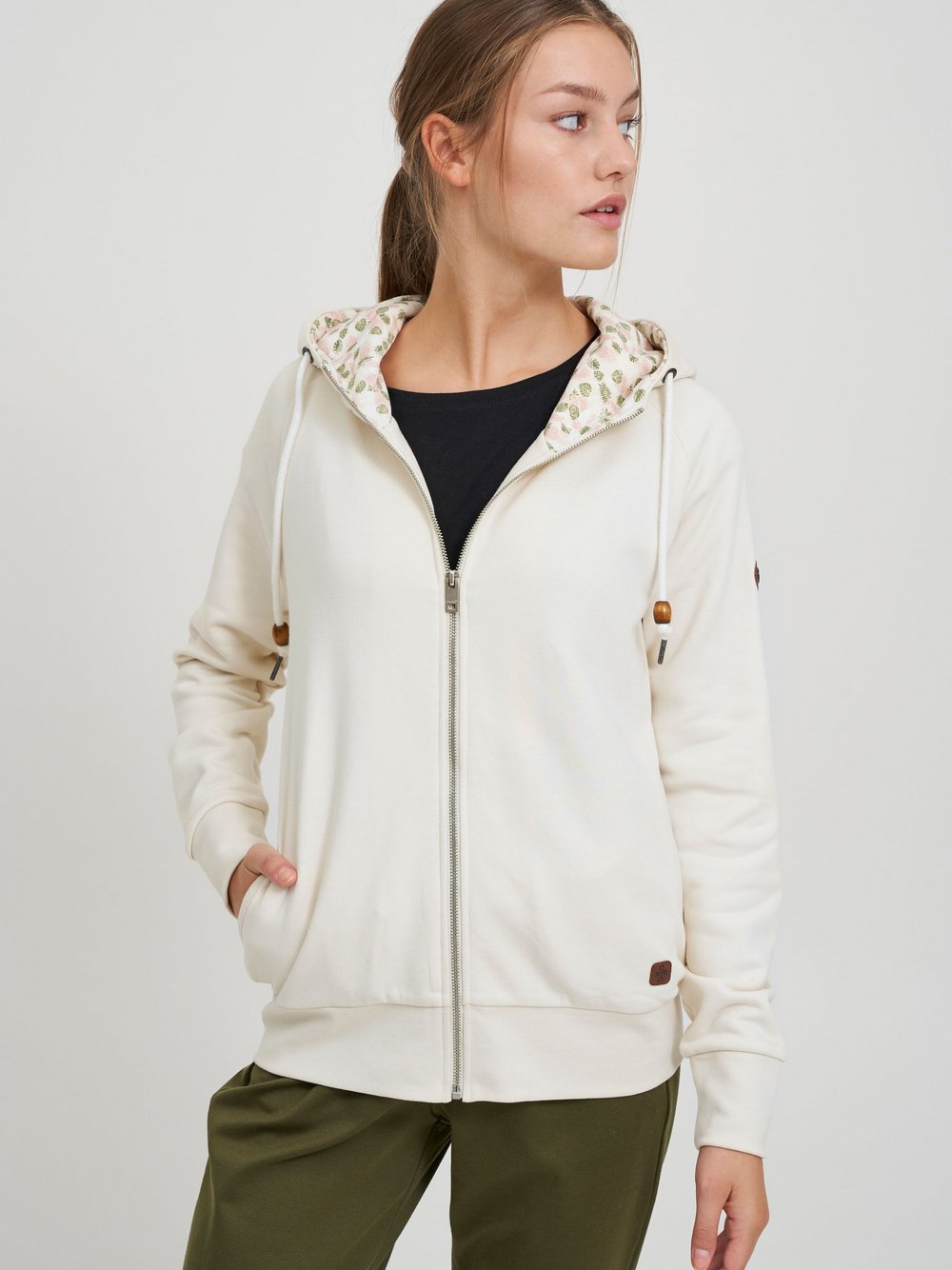 OXMO Strickjacke Damen meliert