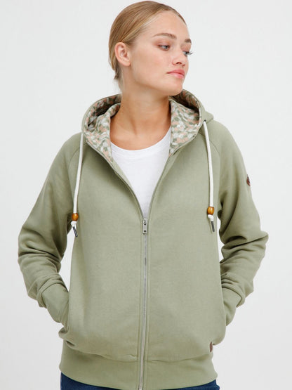 OXMO Strickjacke Damen meliert