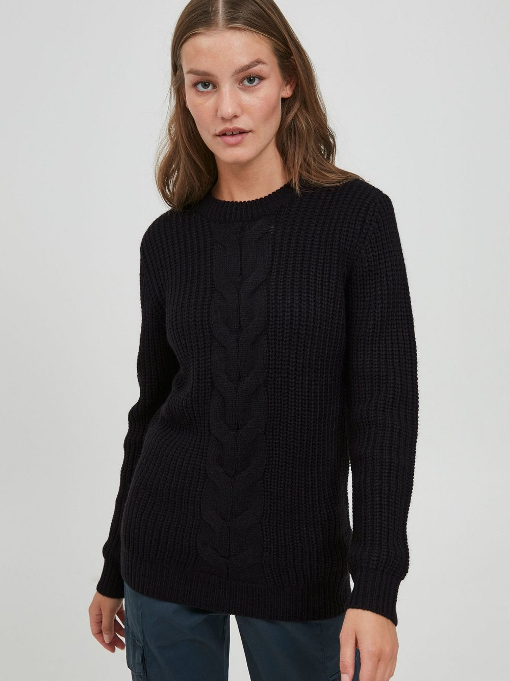 OXMO Weihnachtspullover Damen bedruckt