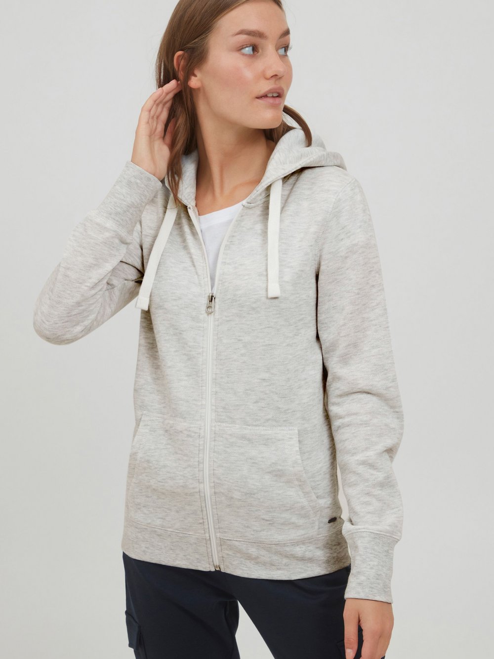 OXMO Strickjacke Damen meliert