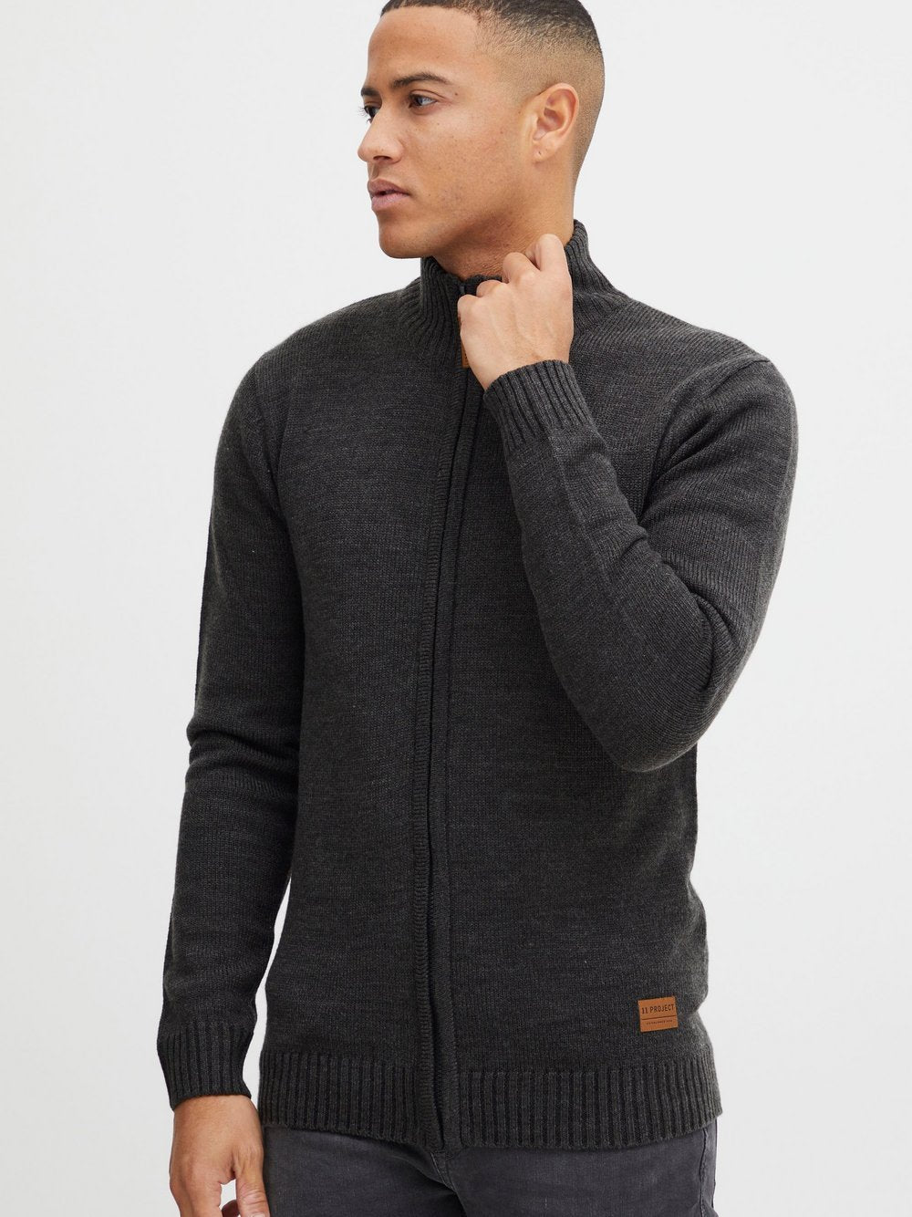 BLEND Strickjacke Herren meliert