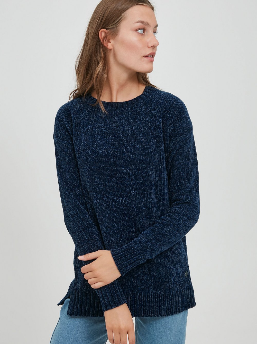 OXMO Weihnachtspullover Damen bedruckt