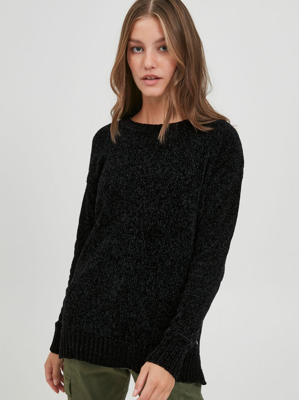 OXMO Weihnachtspullover Damen bedruckt