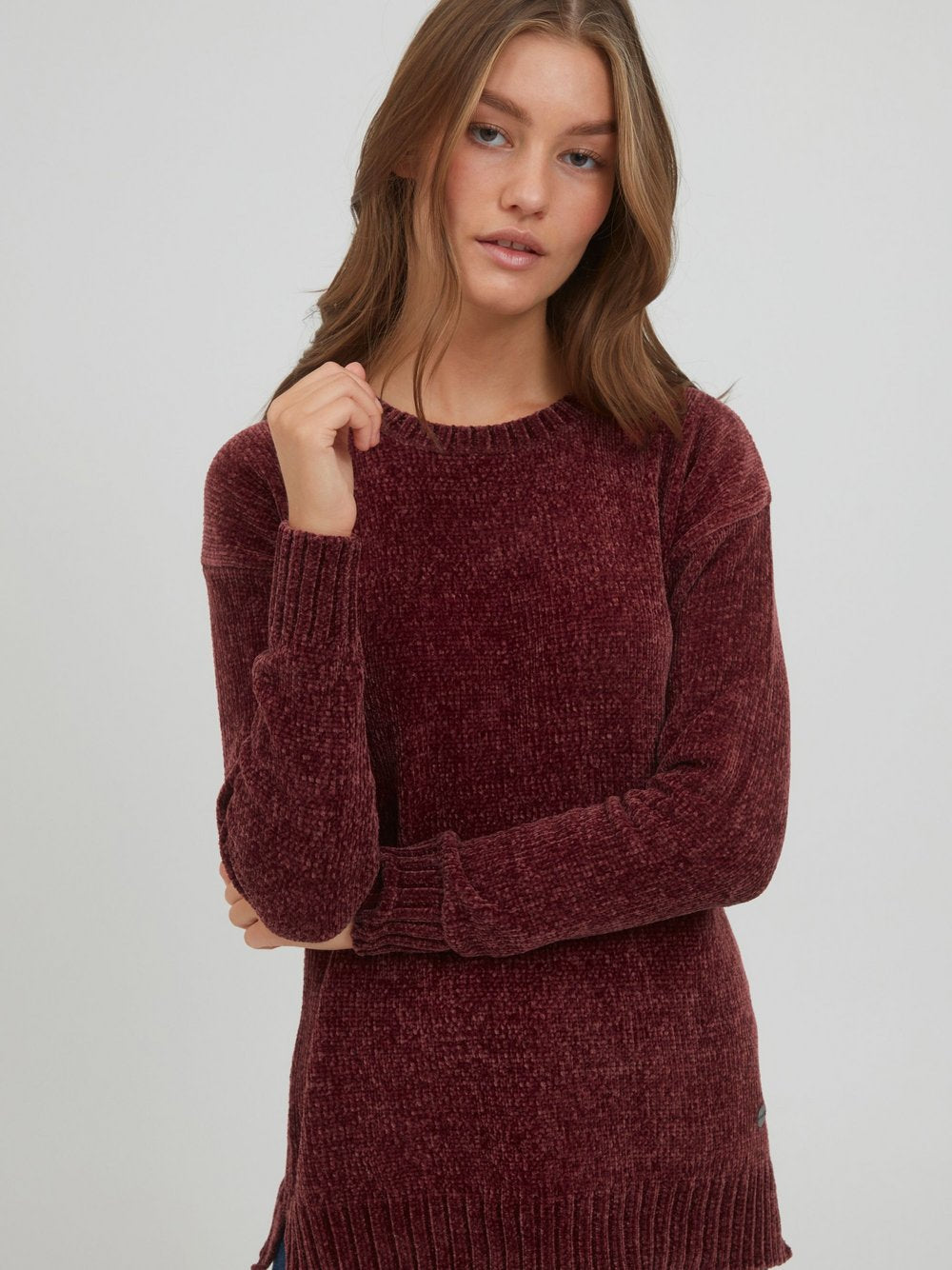 OXMO Weihnachtspullover Damen bedruckt