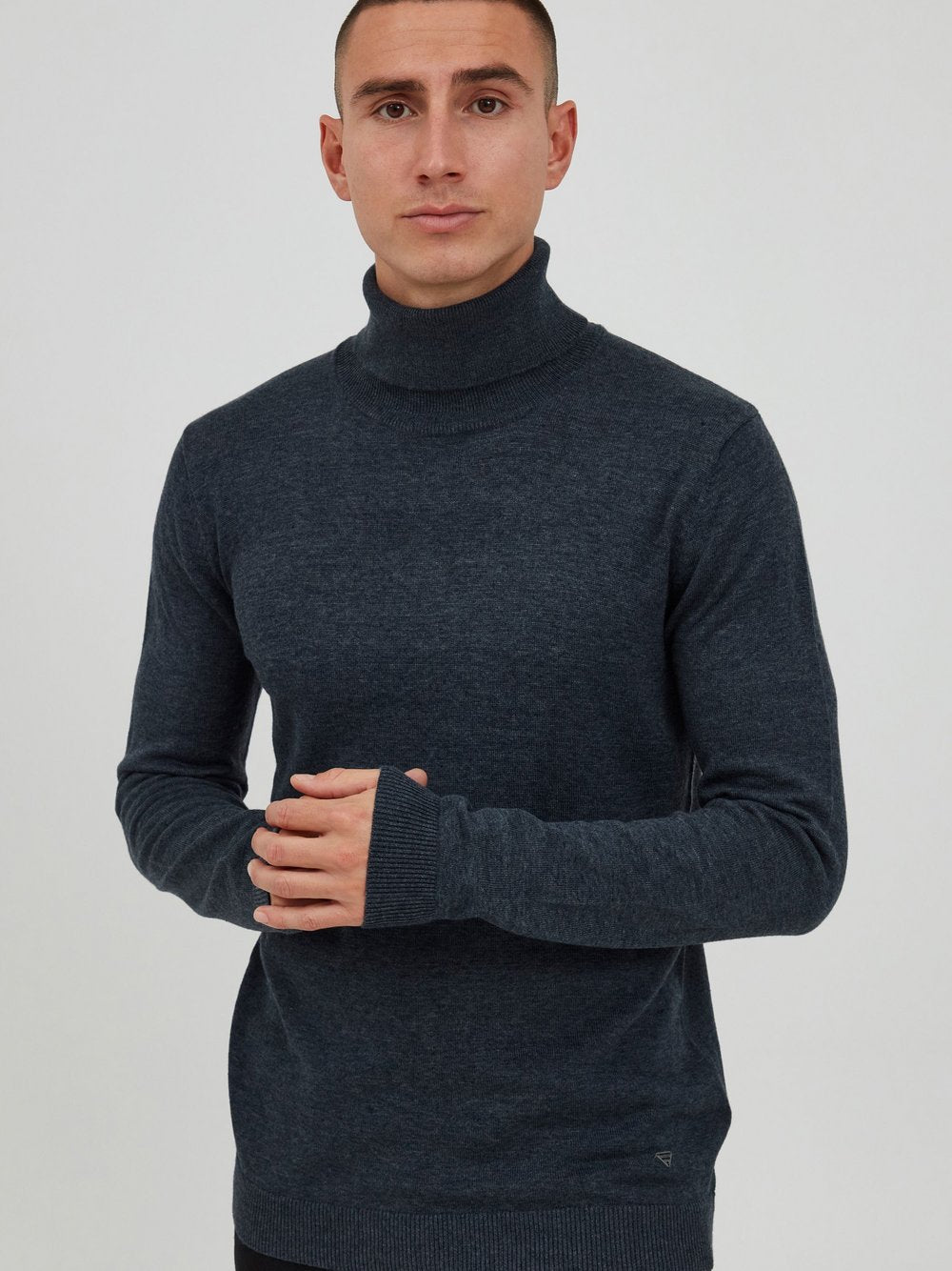 BLEND Rollkragenpullover Herren Baumwolle