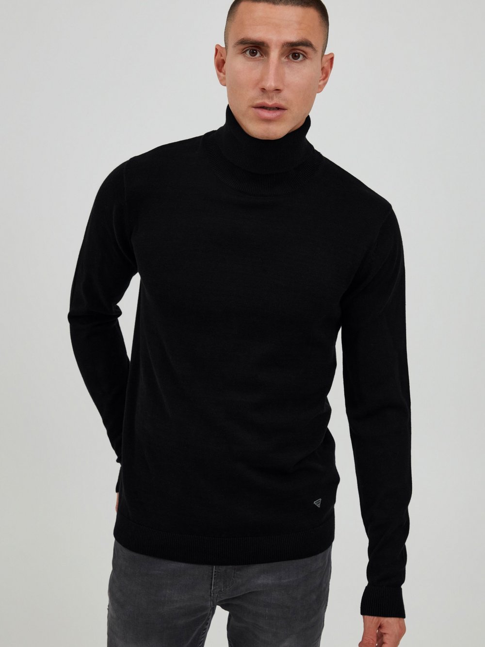 BLEND Rollkragenpullover Herren Baumwolle