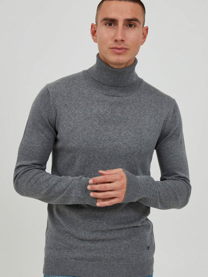 BLEND Rollkragenpullover Herren Baumwolle
