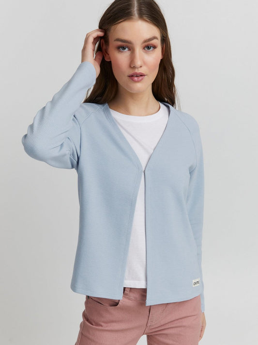 OXMO Sweatjacke Damen Baumwolle