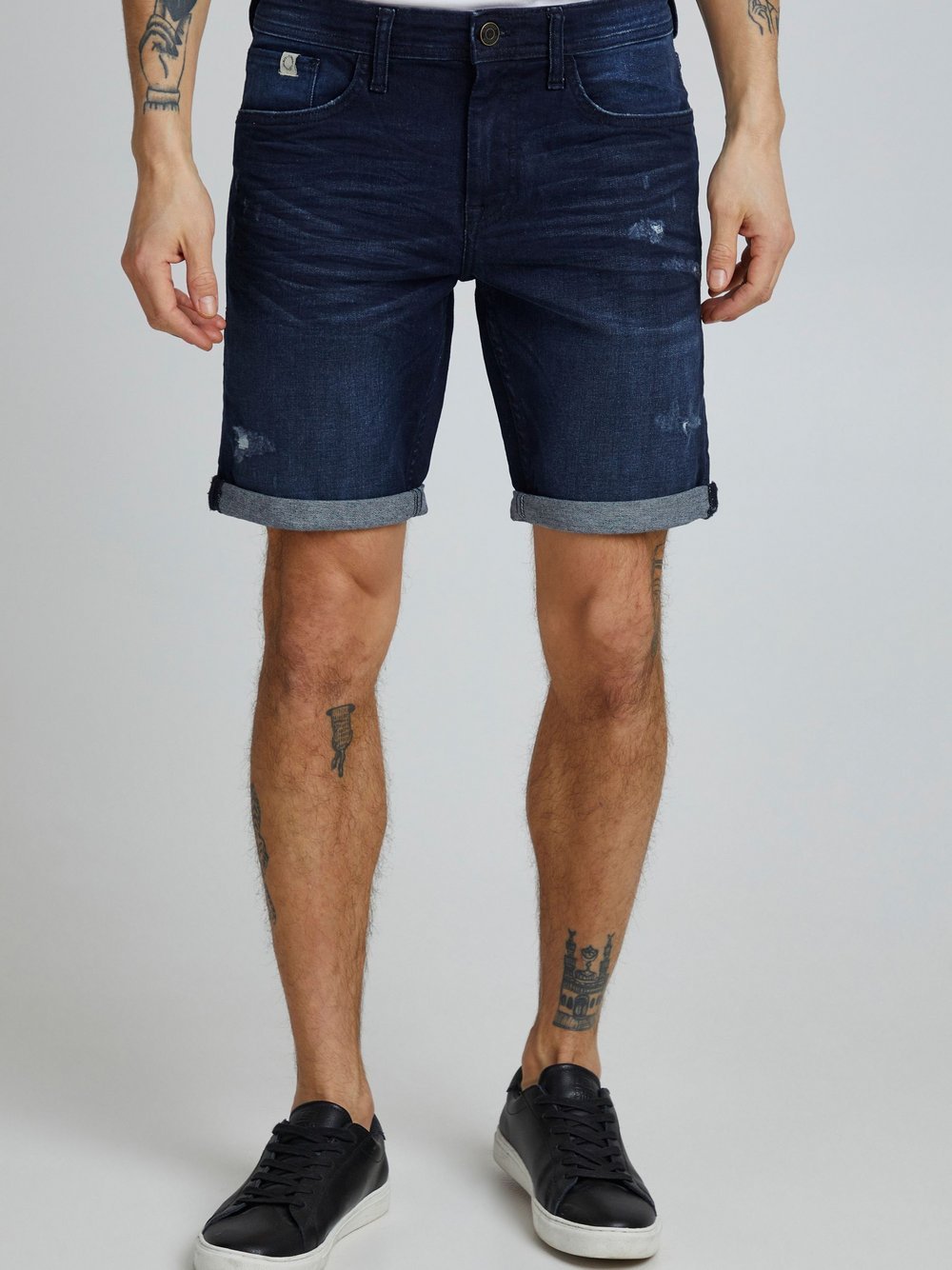 Indicode Jeansshorts Herren Baumwolle