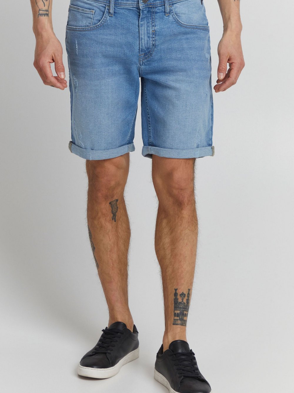 Indicode Jeansshorts Herren Baumwolle