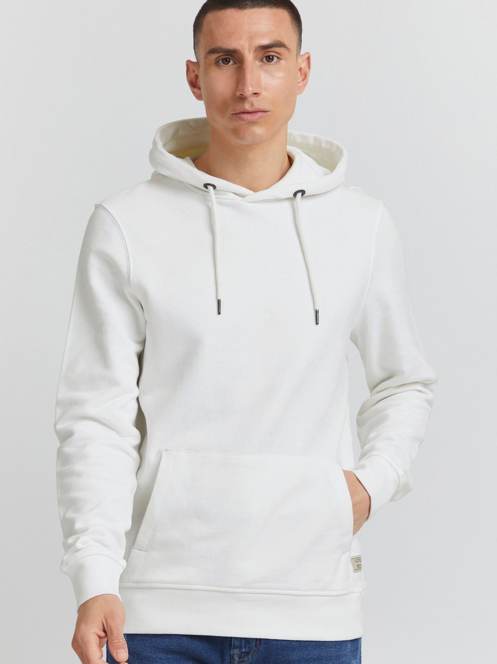 Indicode Hoodie Herren Baumwolle bedruckt