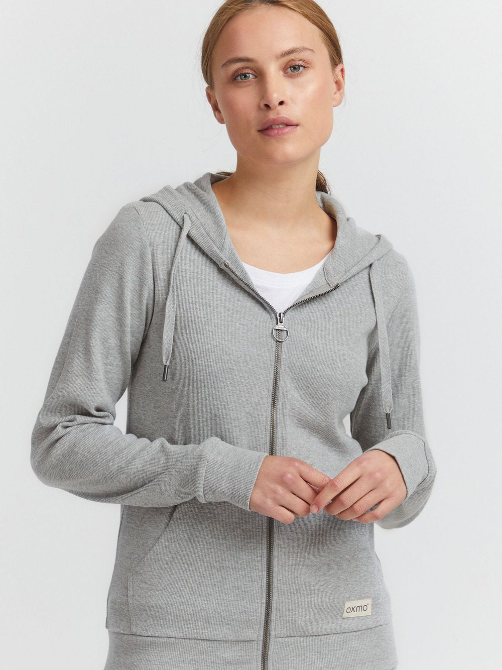OXMO Strickjacke Damen meliert