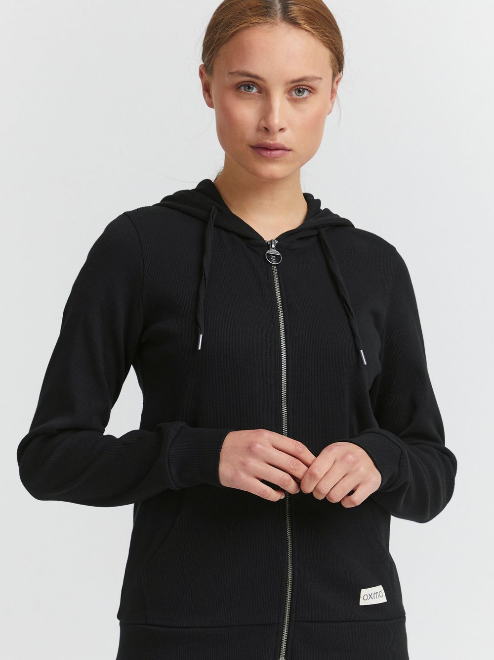 OXMO Strickjacke Damen meliert