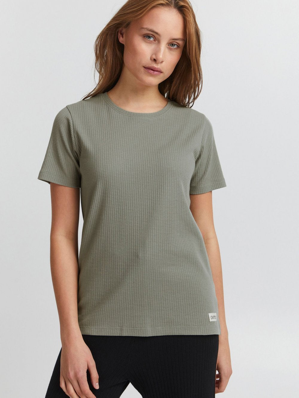 OXMO T-Shirt Damen Baumwolle gestreift