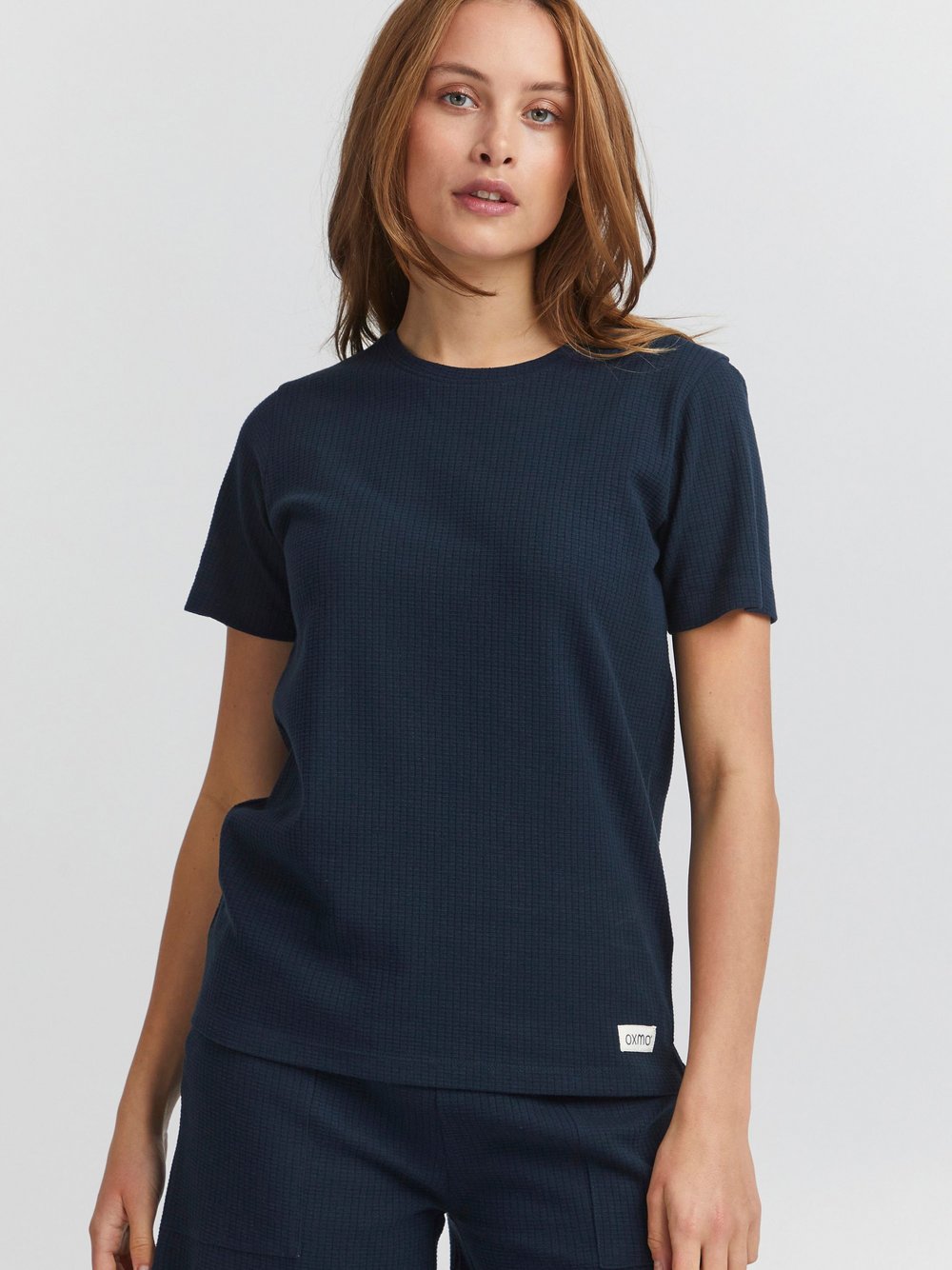 OXMO T-Shirt Damen Baumwolle gestreift